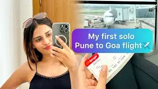 My first solo pune to goa flight ✈️ #youtube #travel #music #song #goa #pune #solotravel #explore