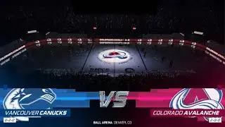 NHL 26 - Canucks at Avalanche (Western Conference rd 1 game 3) - PS5 gameplay