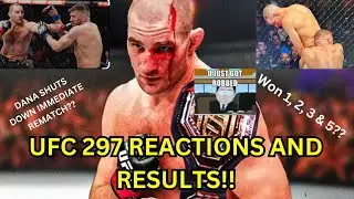 UFC 297 Reaction and Results!