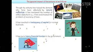 Loan relief measures and Rural credit policies of Government