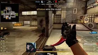 frozen 1vs4 clutch vs PRIDE [ Europe Minor - ELEAGUE 2018 ]