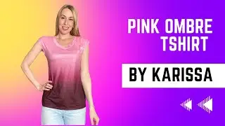 Ombre shirt in pink for spring