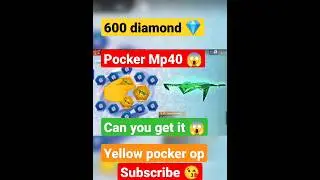 😭I Got poker mp40 in only 600 Daimonds💎|| poker mp40 return event in free fire&nbsp;#shorts #pokermp40