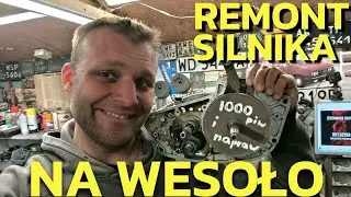 Remont silnika WSK 125 na wesoło - DREZYNA MELUZYNA