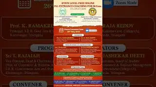 State level FREE online coaching for CPGET 2025 Commerce subject #pg #university  #commercestudents