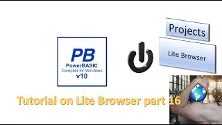 PowerBasic Projects - Creating a web browser - part 16