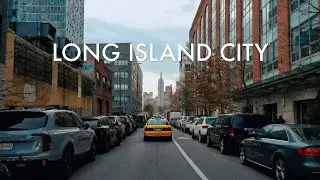 4K NYC Drive | A Winter Afternoon in Long Island City — Manhattan Skyline & East River