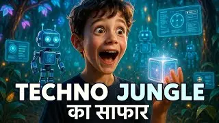 Techno Jungle Ka Safar | Kids Motivational story with Technology | Kids Story | Ayishaofficial7