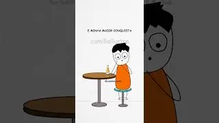Chance eu tive 🤣 #humor #comedia #conquista #tirinhas #ilustracao #memes #animation #piadas
