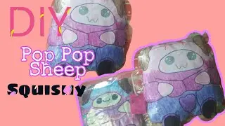 How to make a Pop Pop Sheep Paper Squishy Tutorial |Scarlette Nicole Chan