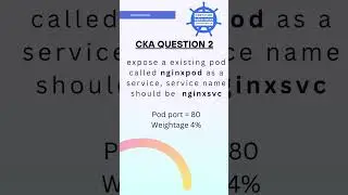 #shorts   CKA question 2 #cka