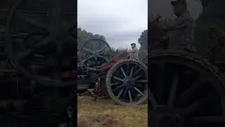 Rare Fowler Ploughing Engine Class B4 moving across the field #history