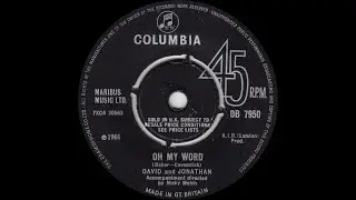 David And Jonathan - Oh My Word