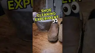 Shoe Cleaning Experiment 😌