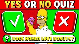 🎬 The Simpsons Yes or No Quiz | 50 Fun Questions for True Fans! 🍩💥