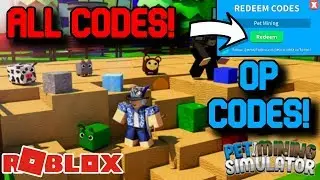 ALL *OP* WORKING CODES! Roblox Pet Mining Simulator