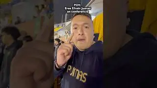 POV ERES EFRAIN JUAREZ EN CONFERENCIA DE PRENSA #pumas #ligamx #futbol #rebel