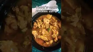 Today's order...  Homestyle Chicken curry #chickencurry #order
