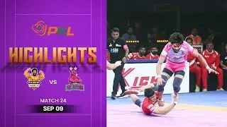 Pro Kabaddi Highlights: #GujaratGiants vs #JaipurPinkPanthers | September 8 | PKL Season 12
