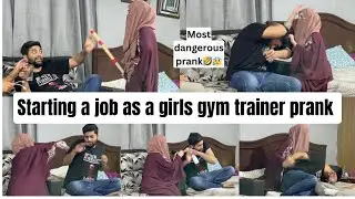 Starting A job as A GYM trainer of girls prank on wife Gone Extremely wrong 😭 @SulyamWorld