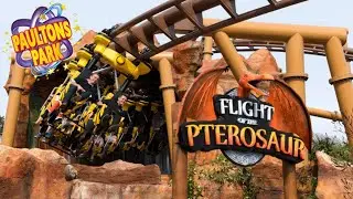 Flight of the Pterosaur Ride POV in Lost Kingdom at Paultons Park