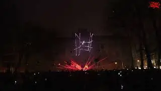 08.11.2025 Rostock mit der Lasershow ist die Rostocker Lichtwoche beendet.