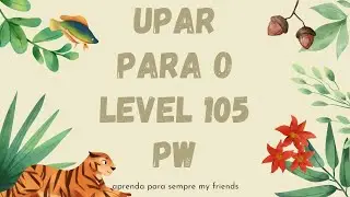 Como pegar o level 105 dicas para todos, aprenda para sempre - Pw