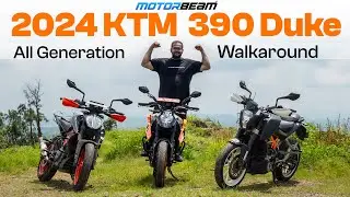 KTM 390 Duke - All Generations Walkaround! | MotorBeam