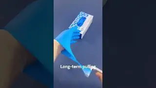 These Blue Nitrile Gloves Won&rsquo;t Rip! (4mil Stretch Test with Tools) #finitex #nitrilegloves