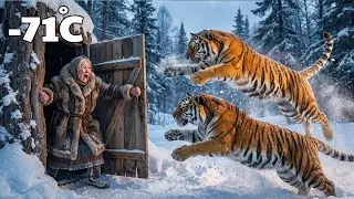 Deep Yakutia Survival: 80-Year-Old Escapes Tigers In Tree House | Yakutia Survival