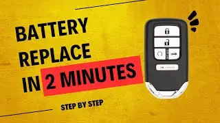 Replace Your Honda Accord Smart Key Battery in 2 Minutes &ndash; DIY Quick Fix!