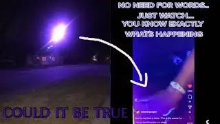 (must see) more people glowing under purple lights! (purple L.E.D. street lights)
