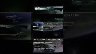 Daily Deepsight Weapons #destiny2 #destiny2clips
