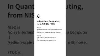 In Quantum Computing, from NISQ to FTQC