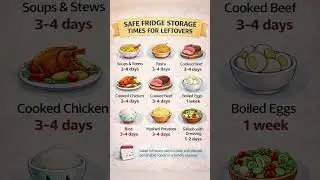 Safe Fridge Storage Times for Leftovers