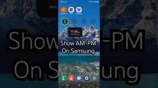 How to Show AM-PM on Samsung #samsung #settings #sansungclock #clock #androidtips