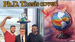 Conceptual Models to Art | Painting a Ph.D. cover | Silver lining art