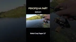 ЩУКА 70СМ на Keitech Crazy Flapper 2,8