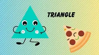 Shape names with objects | kids learning shape 