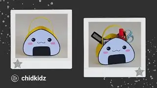Kawaii Cute Onigiri Multipurpose Bag Cardboard [ 3 Minute Craft ]