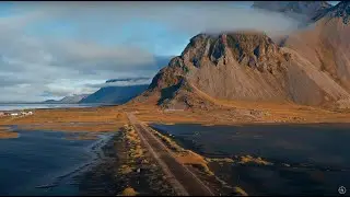 Drone tour over beautiful Iceland - Virtual Travel