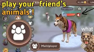 Can we play as friend's playble animals in wildcraft 😮Omg you can become your friend's animal 🤣