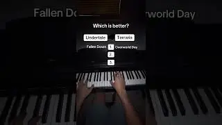 Undertale vs Terraria on piano, who wins? #piano #pianocover #terraria #undertale