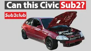 Buttonwillow track day with my 1996 Honda Civic (EK), including driving video