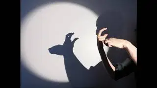 Goat with horns Hand Shadow - how to make it