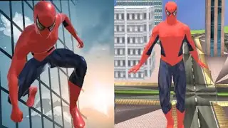 Flying spider hero : city crime battle : Games play