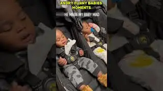 ANGRY FUNNY BABIES MOMENTS  #funny #funnybabies #moments
