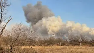 LIVE Massive Fire Near Borger Texas