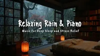 Healing Sleep Music with Soft Rain 🎹 Gentle Piano for Calm Mind and Better Sleep