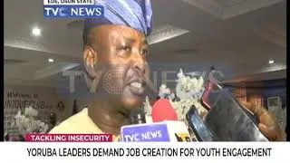 Yoruba leaders demand job creation for youth engagement